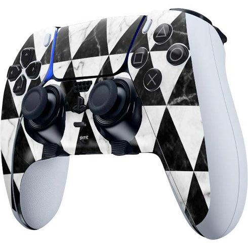 Geometric Marble PS5 DualSense Edge Pro Controller Skin