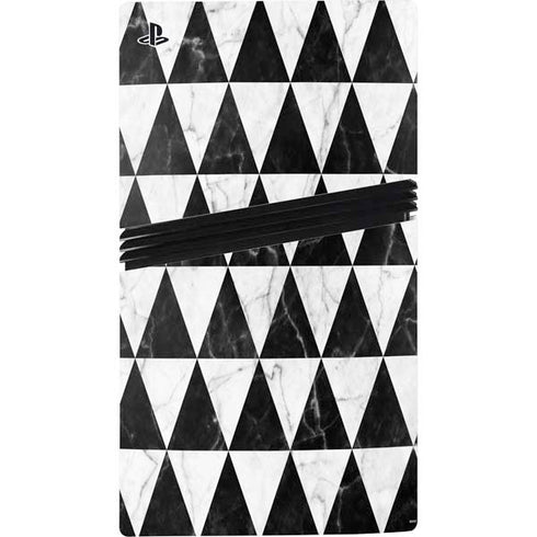 Geometric Marble PS5 Pro Console Skin