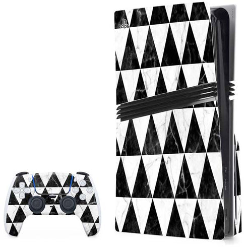 Geometric Marble PlayStation PS5 Skins