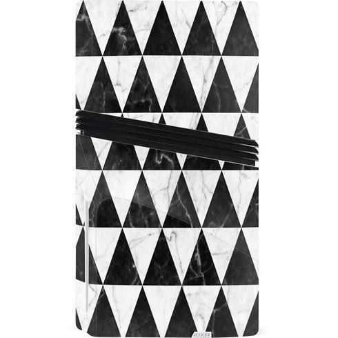Geometric Marble PS5 Pro Disk Bundle Skin