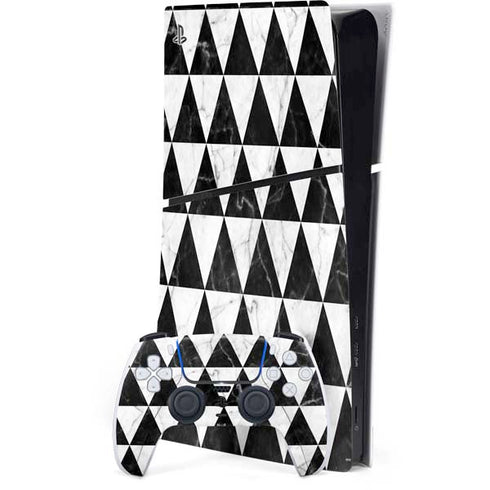 Geometric Marble PlayStation PS5 Skins