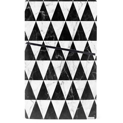 Geometric Marble PS5 Slim Digital Edition Console Skin