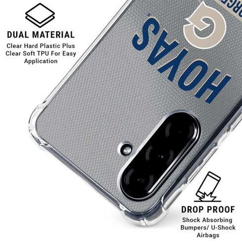 Georgetown University Established 1789 Galaxy A36 5G Clear Case