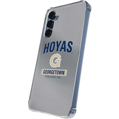 Georgetown University Established 1789 Galaxy A55 5G Clear Case
