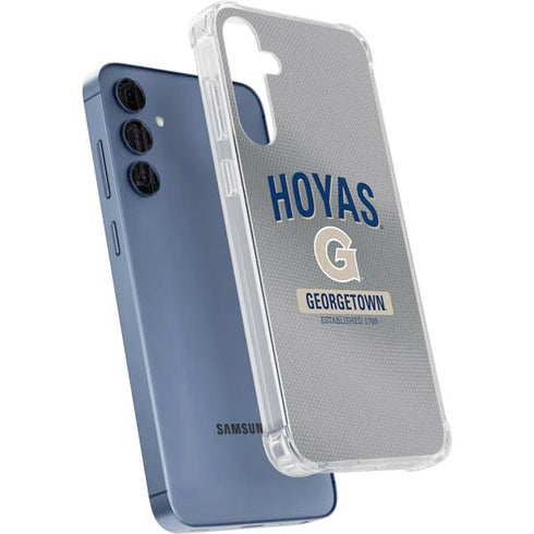 Georgetown University Established 1789 Galaxy A55 5G Clear Case
