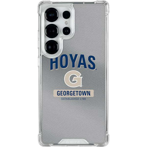 Georgetown University Established 1789 Galaxy S25 Ultra Clear Case