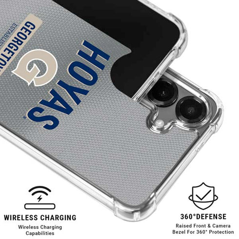 Georgetown University Established 1789 Galaxy S26 Clear Case