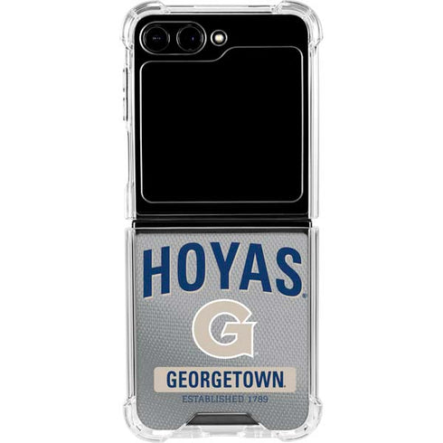 Georgetown University Established 1789 Galaxy Z Flip6 Clear Case