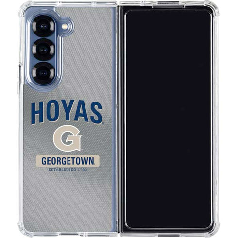 Georgetown University Established 1789 Galaxy Z Fold6 Clear Case