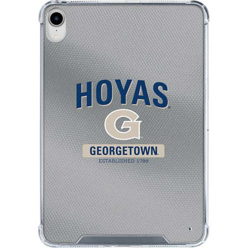 Georgetown University Established 1789 iPad 11th Gen (2025) Clear Case