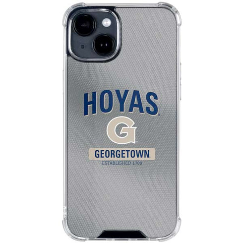 Georgetown University Established 1789 iPhone 15 Clear Case