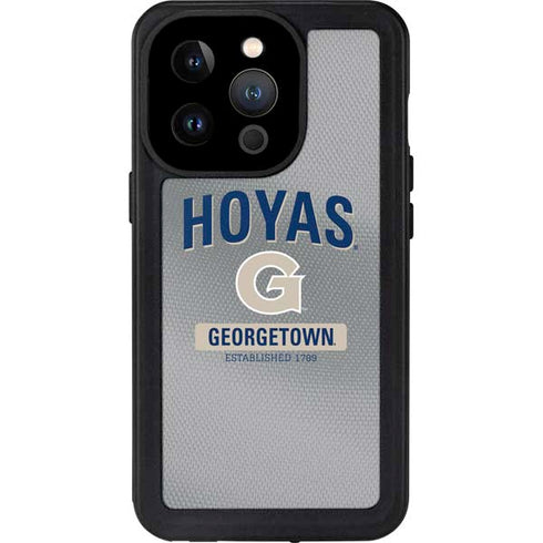 Georgetown University Established 1789 iPhone 15 Pro Waterproof Case