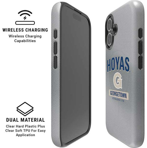 Georgetown University Established 1789 iPhone 16 Magsafe Impact Case