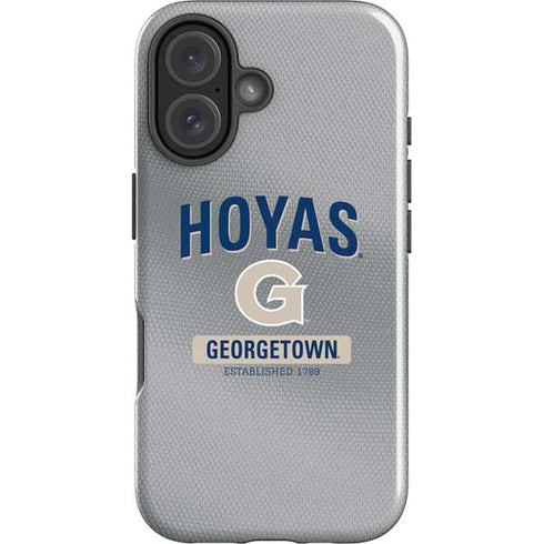 Georgetown University Established 1789 iPhone 16 Plus Impact Case