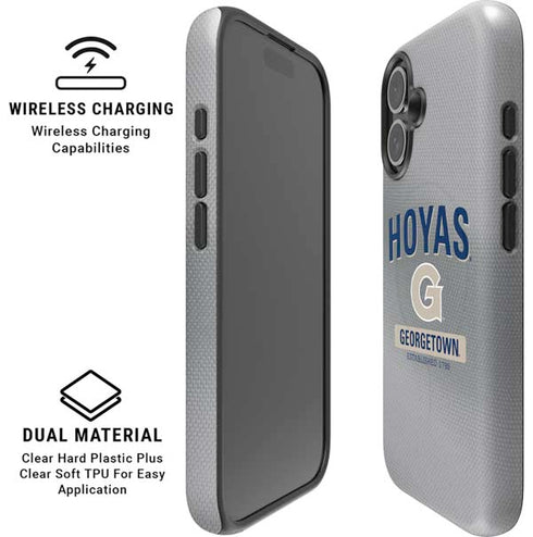 Georgetown University Established 1789 iPhone 16 Plus Magsafe Impact Case