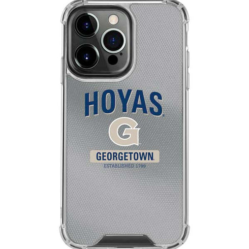 Georgetown University Established 1789 iPhone 16 Pro Max Clear Case