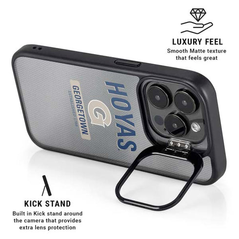 Georgetown University Established 1789 iPhone 16 Pro Max Kickstand Case