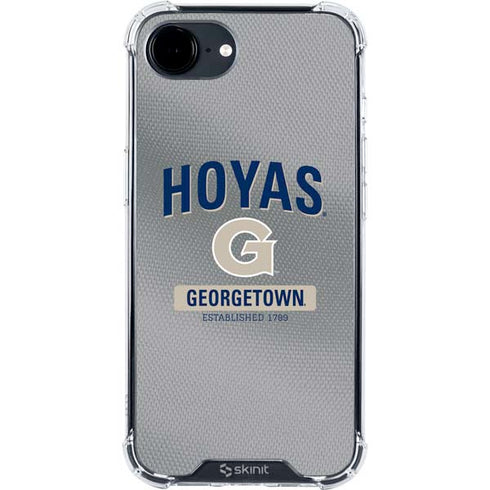 Georgetown University Established 1789 iPhone 16e Clear Case
