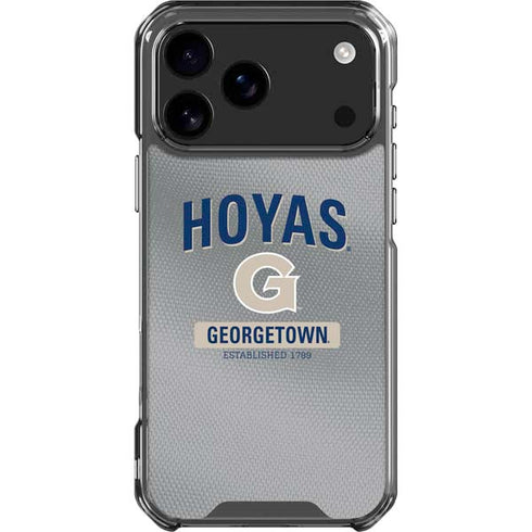 Georgetown University Established 1789 iPhone 18 Pro Max Clear Case