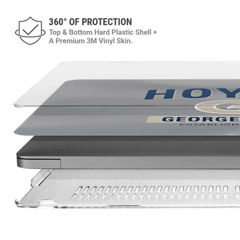 Georgetown University Established 1789 MacBook Pro 14in (2021-24) Case plus Skin