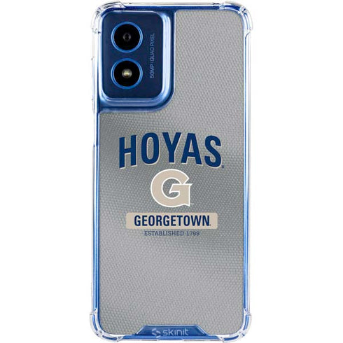 Georgetown University Established 1789 Moto G 5G (2024) Clear Case