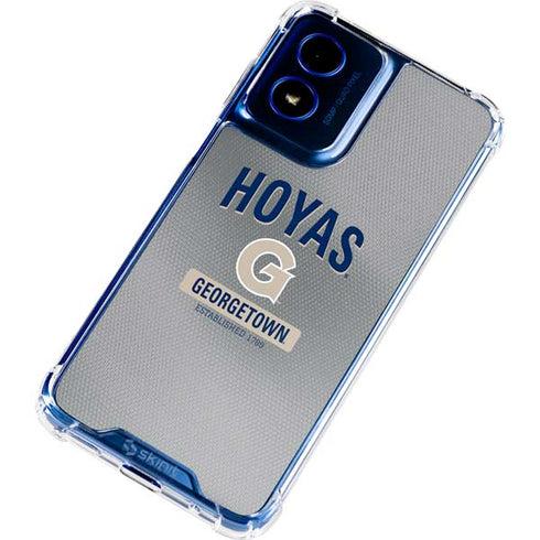 Georgetown University Established 1789 Moto G Play 4G (2024) Clear Case