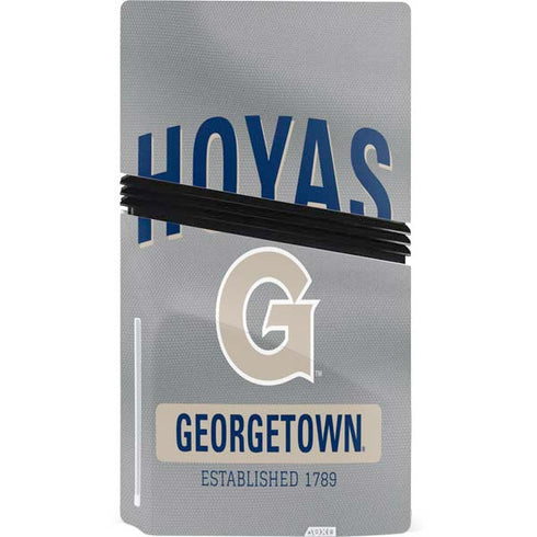Georgetown University Established 1789 PS5 Pro Disk Console Skin