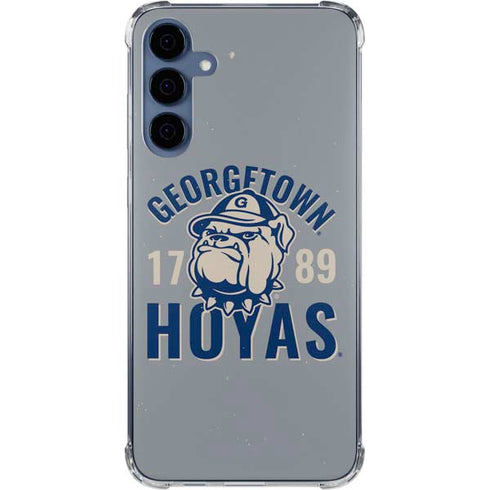 Georgetown University Hoyas 1789 Galaxy A35 5G Clear Case