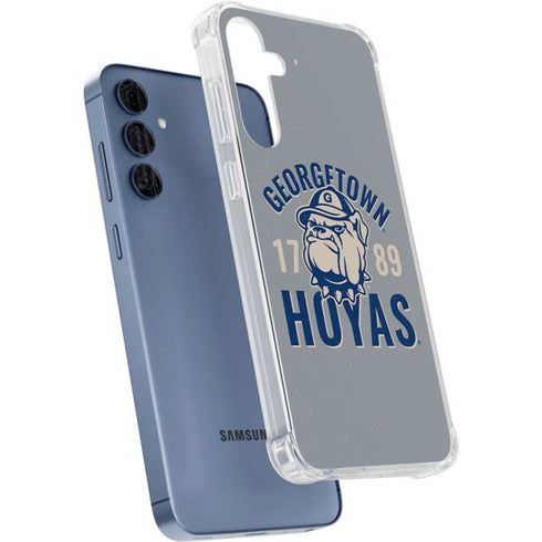 Georgetown University Hoyas 1789 Galaxy A55 5G Clear Case