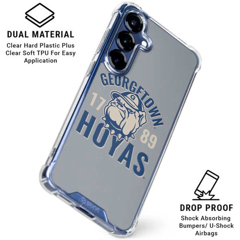 Georgetown University Hoyas 1789 Galaxy S25 Clear Case