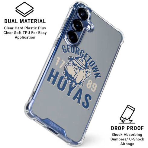 Georgetown University Hoyas 1789 Galaxy S25 FE Clear Case