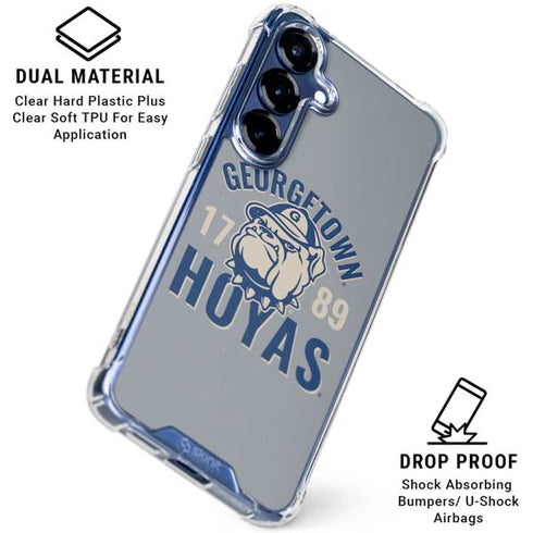 Georgetown University Hoyas 1789 Galaxy S25 Plus Clear Case