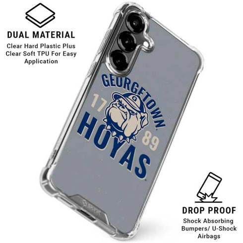 Georgetown University Hoyas 1789 Galaxy S26 Clear Case
