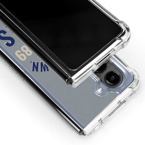 Georgetown University Hoyas 1789 Galaxy Z Fold5 5G Clear Case