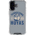 Georgetown University Hoyas 1789 iPhone 16 Clear Case