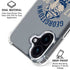 Georgetown University Hoyas 1789 iPhone 16 Clear Case