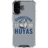 Georgetown University Hoyas 1789 iPhone 16 Plus Clear Case