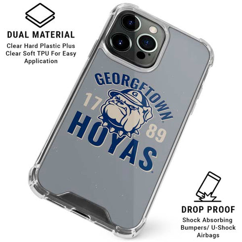 Georgetown University Hoyas 1789 iPhone 16 Pro Max Clear Case