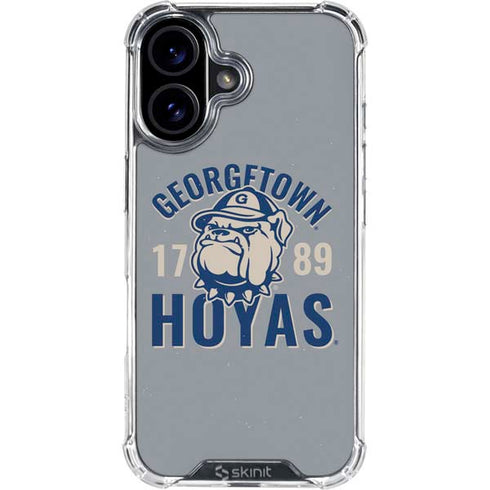 Georgetown University Hoyas 1789 iPhone 17 Clear Case