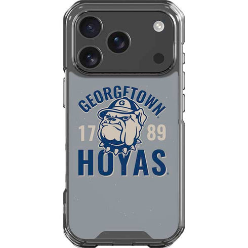 Georgetown University Hoyas 1789 iPhone 17 Pro Clear Case