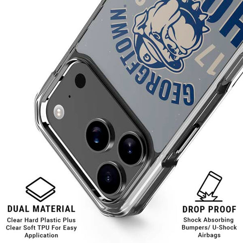 Georgetown University Hoyas 1789 iPhone 17 Pro Clear Case