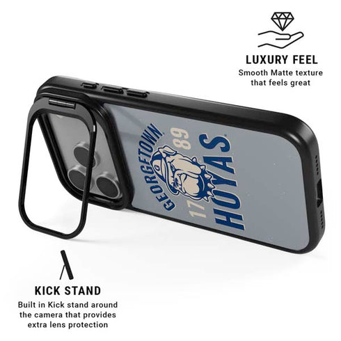 Georgetown University Hoyas 1789 iPhone 17 Pro Max Kickstand Case