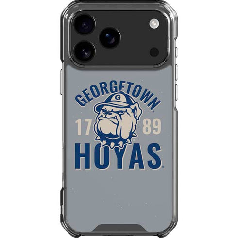Georgetown University Hoyas 1789 iPhone 18 Pro Max Clear Case