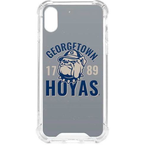 Georgetown University Hoyas 1789 iPhone XS Clear Case