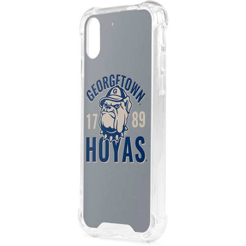 Georgetown University Hoyas 1789 iPhone XS Clear Case
