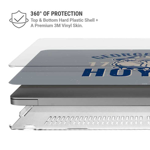 Georgetown University Hoyas 1789 MacBook Pro 14in (2021-24) Case plus Skin