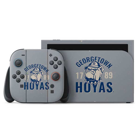 Georgetown University Hoyas 1789 Nintendo Switch 2 (2025) with Joy-Con Skin