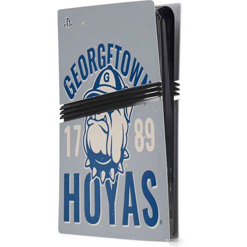 Georgetown University Hoyas 1789 PS5 Pro Console Skin