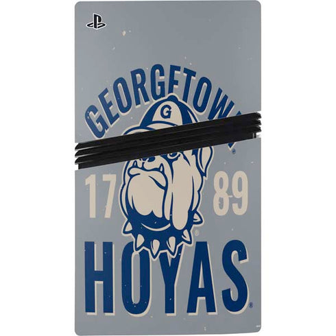 Georgetown University Hoyas 1789 PS5 Pro Disk Bundle Skin