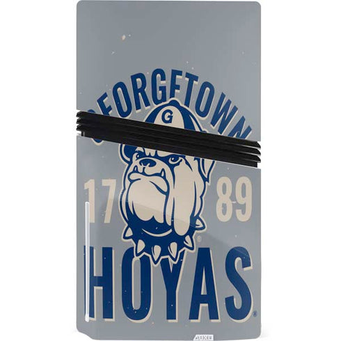 Georgetown University Hoyas 1789 PS5 Pro Disk Console Skin